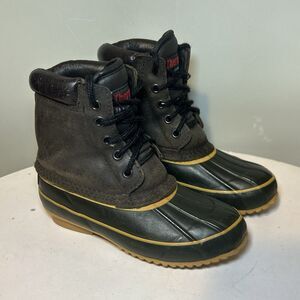 Great land Footwear ThermoLite Winter Snow Boots Rubber Steel Shank Sz 3